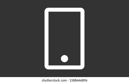 Smartphone in phone icon touch screen background. Smartphone stock vector illustration phone icon eps10. Mobile phone icon design template.