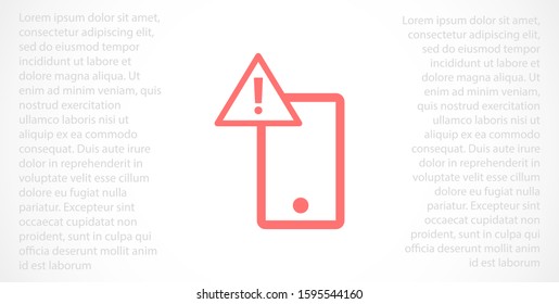 Smartphone in phone icon touch screen background. Smartphone stock vector illustration phone icon eps10. Mobile phone icon design template.
