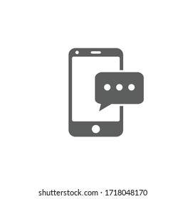 Smartphone phone message i...ol vector illustration