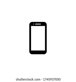Smartphone, phone, mobile icon on isolated white background. EPS 10 vector.