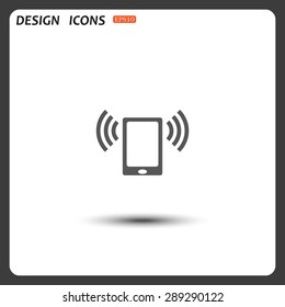 Smartphone, phone, mobile phone. icon. vector design