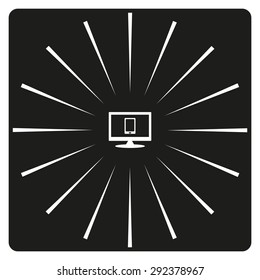 Smartphone, phone, mobile phone. icon. vector design