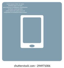 Smartphone, phone, mobile phone. icon. vector design