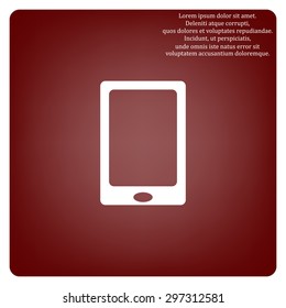 Smartphone, phone, mobile phone. icon. vector design