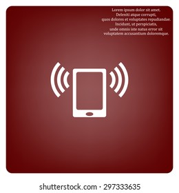 Smartphone, phone, mobile phone. icon. vector design