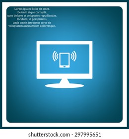 Smartphone, phone, mobile phone. icon. vector design