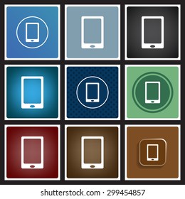 Smartphone, phone, mobile phone. icon. vector design