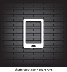 Smartphone, phone, mobile phone. icon. vector design