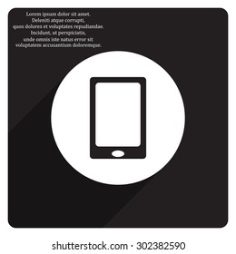 Smartphone, phone, mobile phone. icon. vector design
