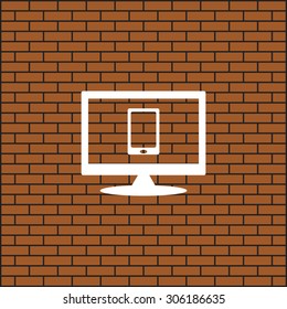 Smartphone, phone, mobile phone. icon. vector design