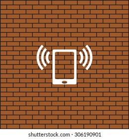 Smartphone, phone, mobile phone. icon. vector design