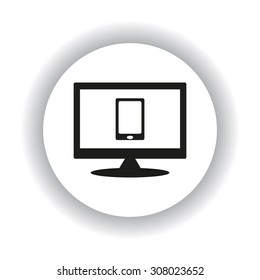 Smartphone, phone, mobile phone. icon. vector design