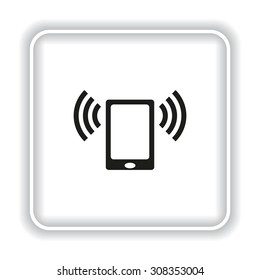 Smartphone, phone, mobile phone. icon. vector design