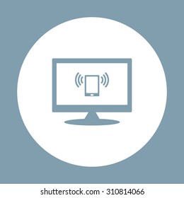 Smartphone, phone, mobile phone. icon. vector design