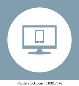 Smartphone, phone, mobile phone. icon. vector design