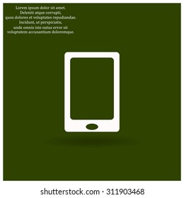 Smartphone, phone, mobile phone. icon. vector design