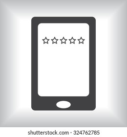 Smartphone, phone, mobile phone. icon. vector design