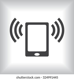Smartphone, phone, mobile phone. icon. vector design