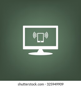 Smartphone, phone, mobile phone. icon. vector design