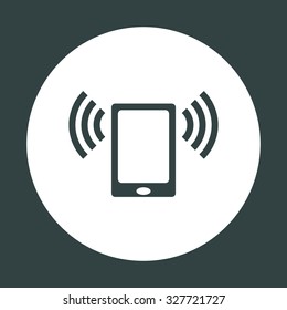 Smartphone, phone, mobile phone. icon. vector design