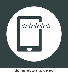 Smartphone, phone, mobile phone. icon. vector design