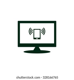Smartphone, phone, mobile phone. icon. vector design
