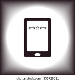 Smartphone, phone, mobile phone. icon. vector design