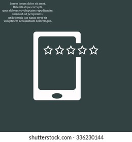 Smartphone, phone, mobile phone. icon. vector design