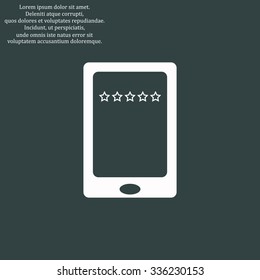 Smartphone, phone, mobile phone. icon. vector design