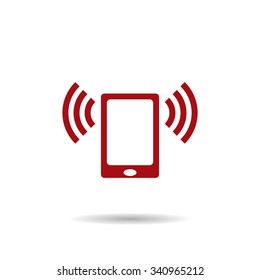 Smartphone, phone, mobile phone. icon. vector design
