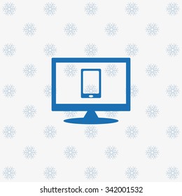 Smartphone, phone, mobile phone. icon. vector design
