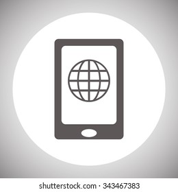 Smartphone, phone, mobile phone. icon. vector design