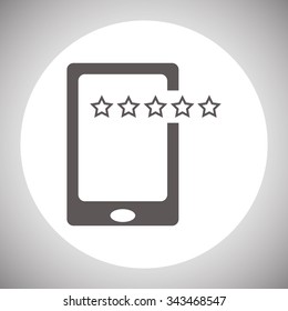 Smartphone, phone, mobile phone. icon. vector design