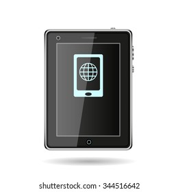 Smartphone, phone, mobile phone. icon. vector design