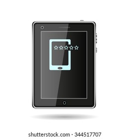 Smartphone, phone, mobile phone. icon. vector design