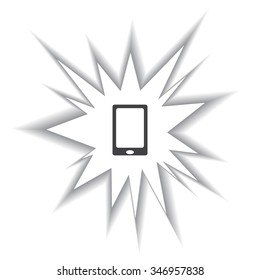 Smartphone, phone, mobile phone. icon. vector design