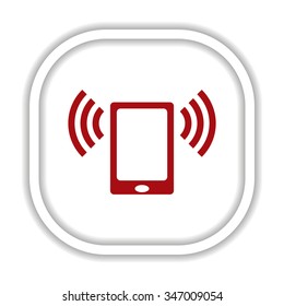 Smartphone, phone, mobile phone. icon. vector design