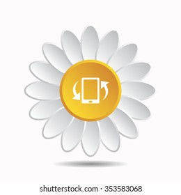 Smartphone, phone, mobile phone icon, vector illustration. Modern design. Flat design style