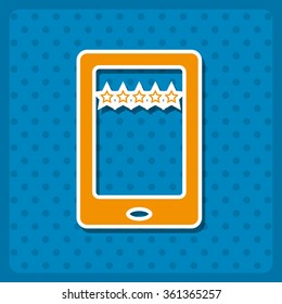 Smartphone, phone, mobile phone icon, vector illustration. Modern design. Flat design style