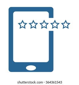 Smartphone, phone, mobile phone icon, vector illustration. Modern design. Flat design style