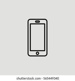 Smartphone Phone Outline Vector Icon