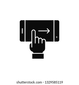 smartphone, phone, sensoricon. Simple glyph, flat vector of smartphone icons for UI and UX, website or mobile application