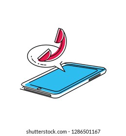 smartphone with phone service