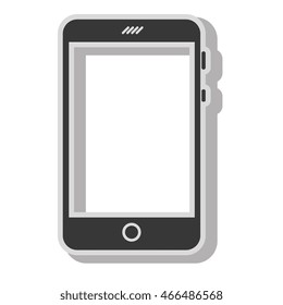 smartphone phone technology , isolated flat icon vector illustration
