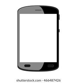 smartphone phone technology , isolated flat icon vector illustration