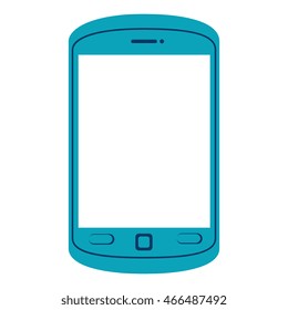 smartphone phone technology , isolated flat icon vector illustration