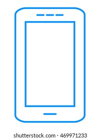 Smartphone phone vector icon isolated