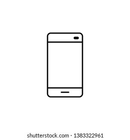 smartphone, phoneicon. Simple thin line, outline vector of Smartphone icons for UI and UX, website or mobile application