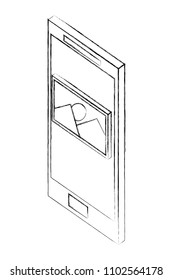smartphone photo isometric design