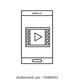 smartphone player button online internet connection